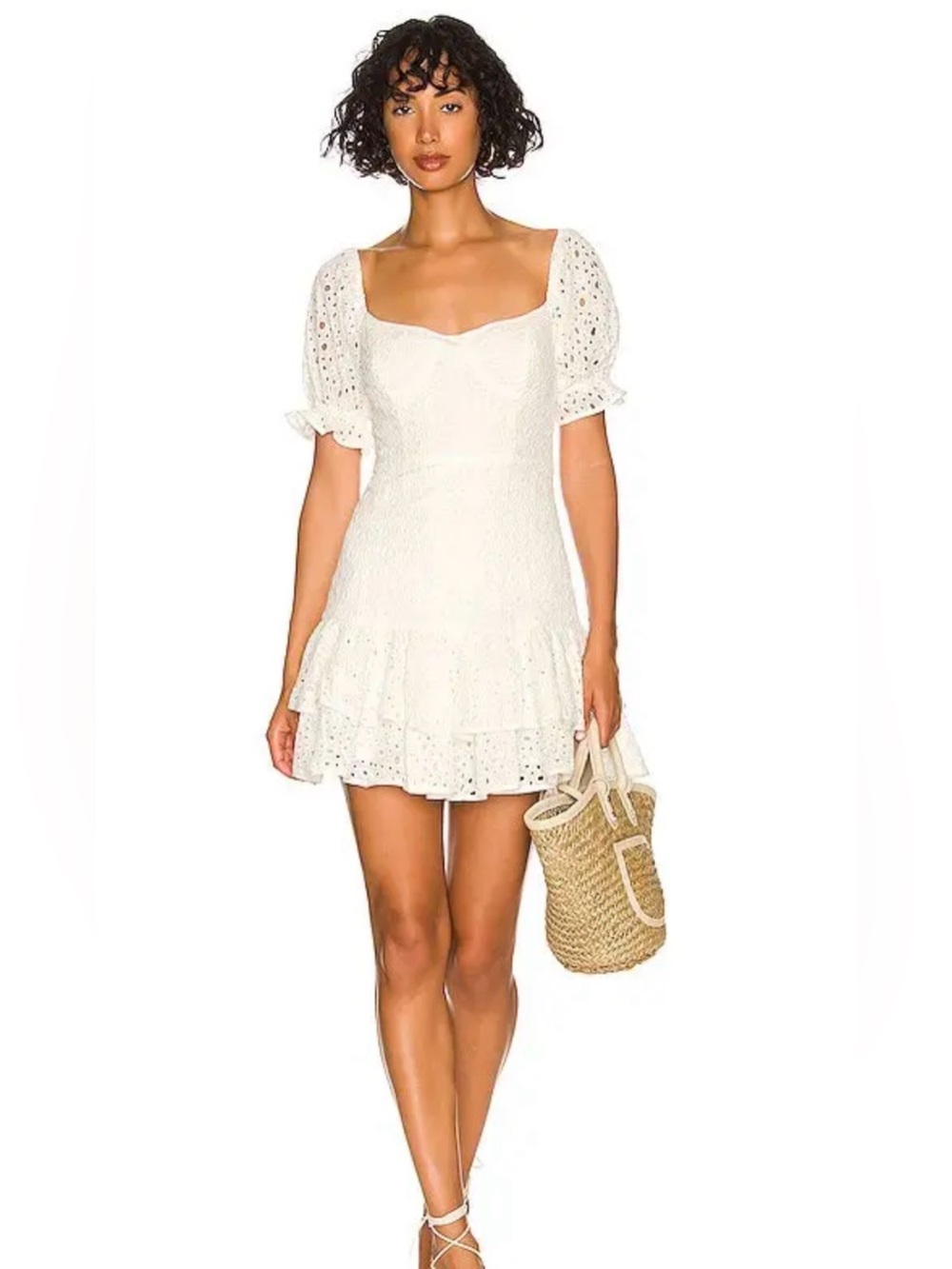 ASTR the Label Roseville Embroidery Eyelet Dress. Size Small